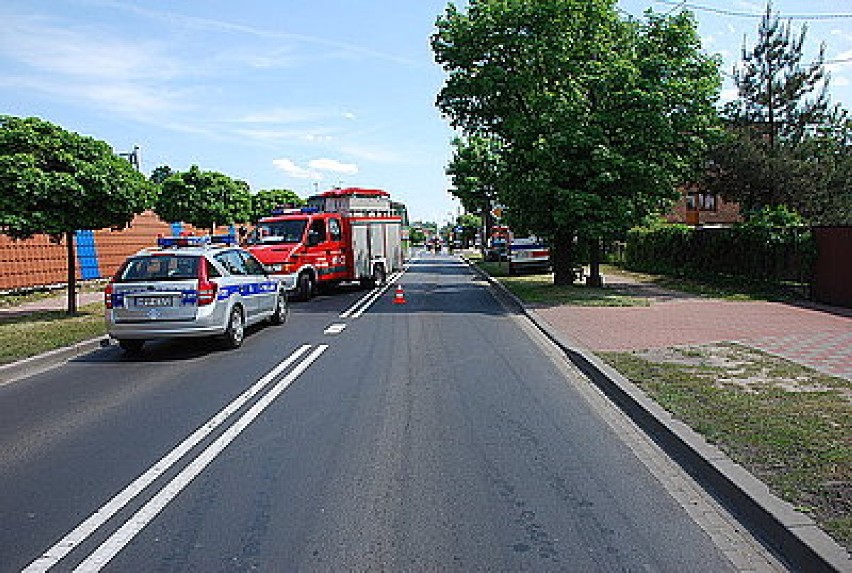 Wypadek miał miejsce wczoraj (21 maja 2012 roku) w Kłobucku...
