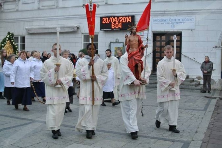 Procesja rezurekcyjna na Jasnej Górze