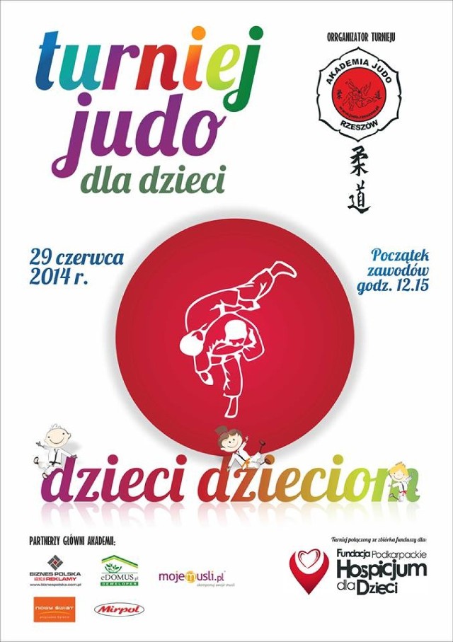 charytatywny turniej judo dzieci dzieciom