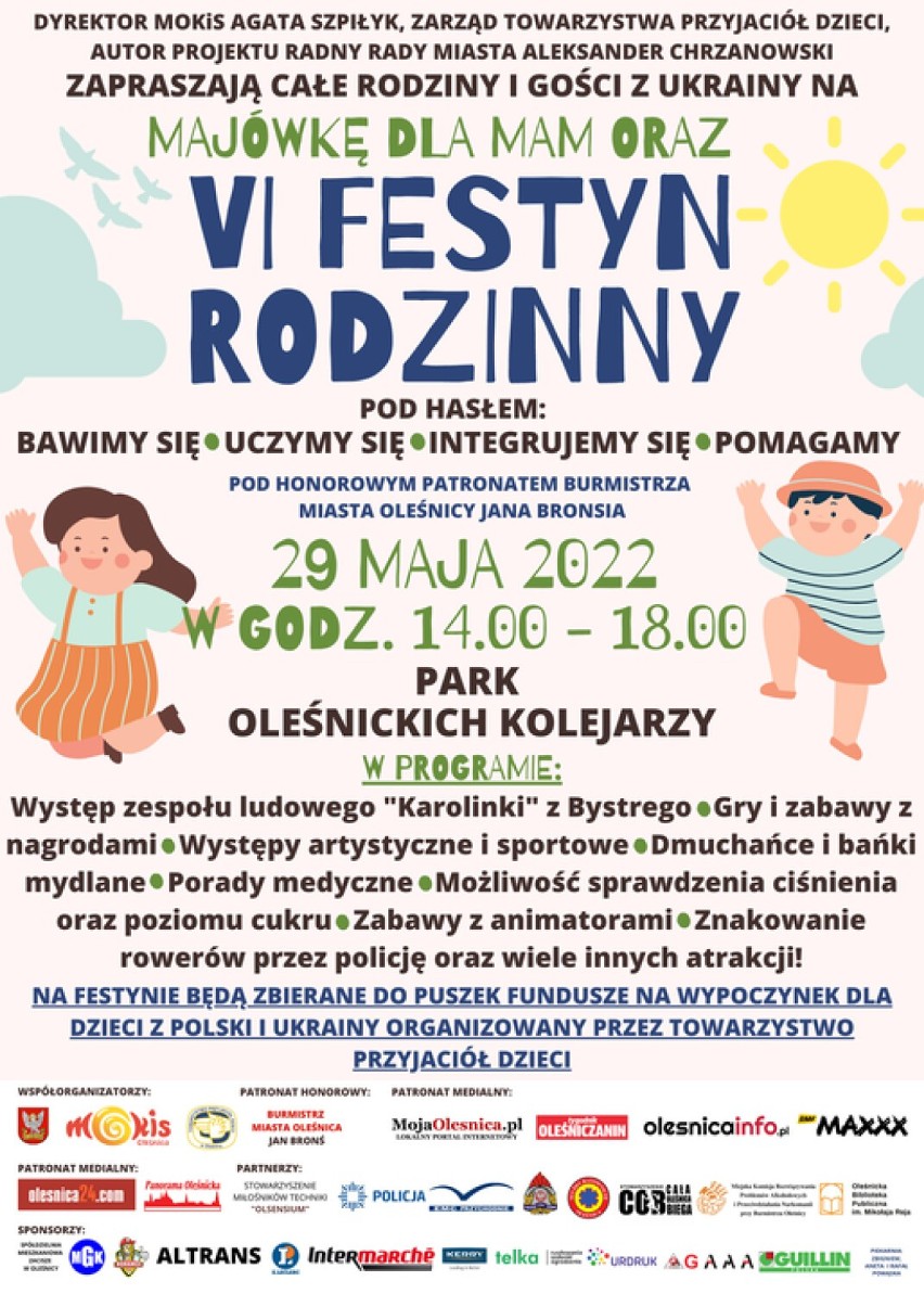 Atrakcyjny weekend w powiecie oleśnickim. Jak go spędzić w Oleśnicy? 28-29 maja!