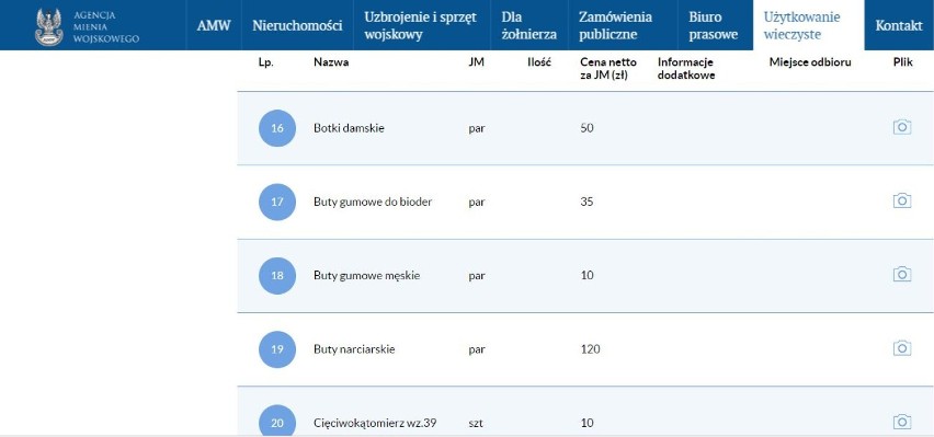 Punkt Sprzedaży Agencji Mienia Wojskowego w Bydgoszczy...