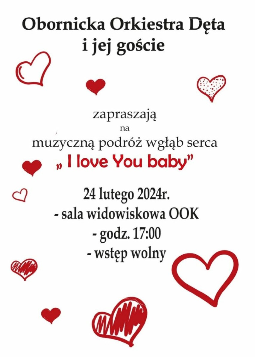  I love you baby, czyli koncert Obornickiej Orkiestry Dętej w OOK już w ten weekend! 