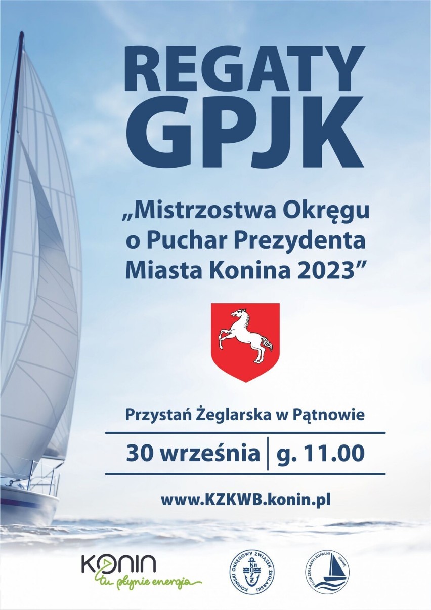 Koniński Okręgowy Związek Żeglarski oraz Klub Żeglarski KWB...