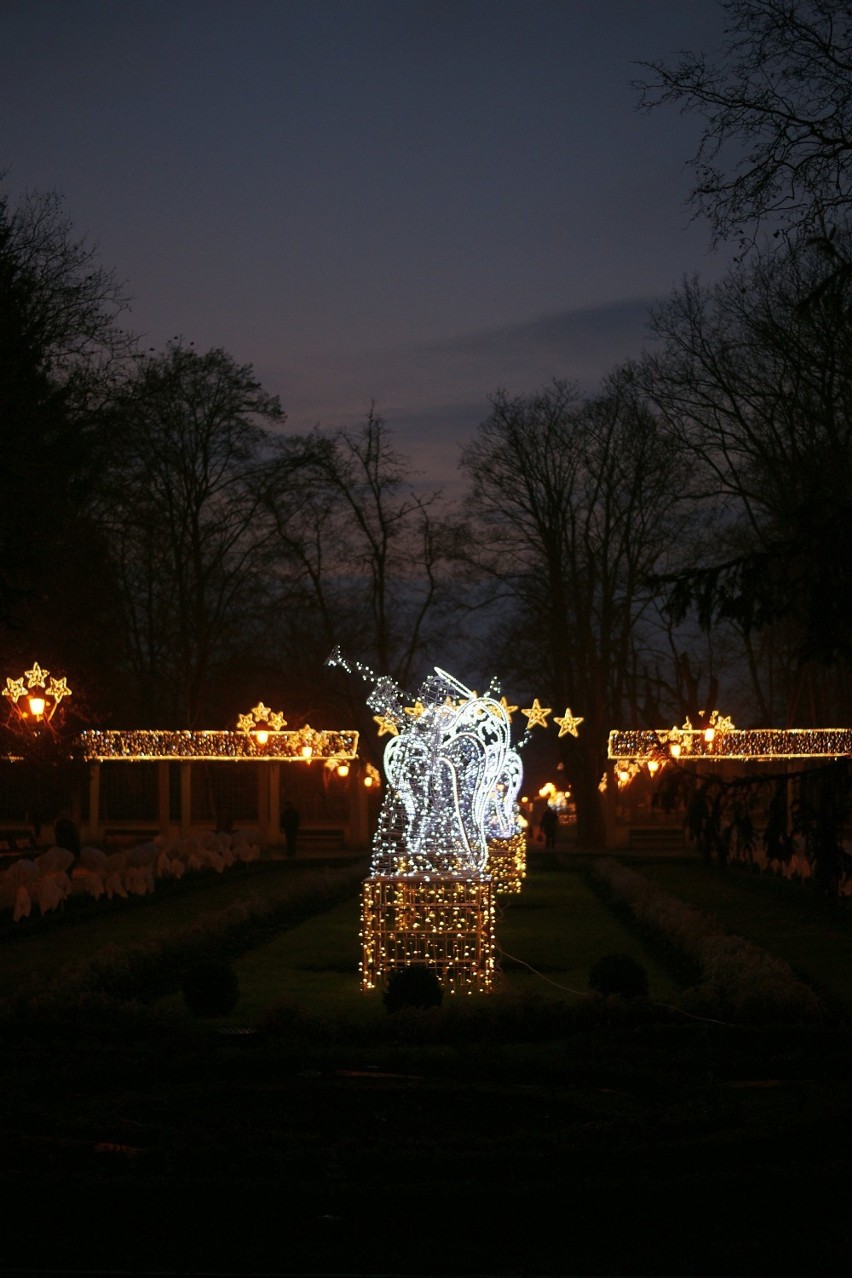 Światełka świąteczne w Solankach 