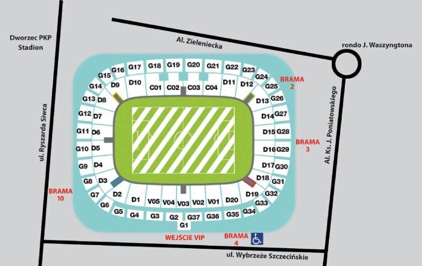 Mapa Stadionu Narodowego, PGE Narodowy. Jak dojechać na...