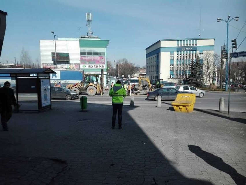 Zapadnięta jezdnia w Mysłowicach doczekała się remontu