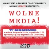 Media publiczne wolne! - manifestacja w Koninie 