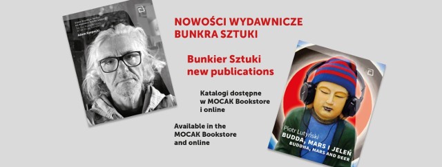 Wydawnictwa Galerii Bunkier Sztuki można nabyć w księgarni fizycznej i internetowej MOCAK-u