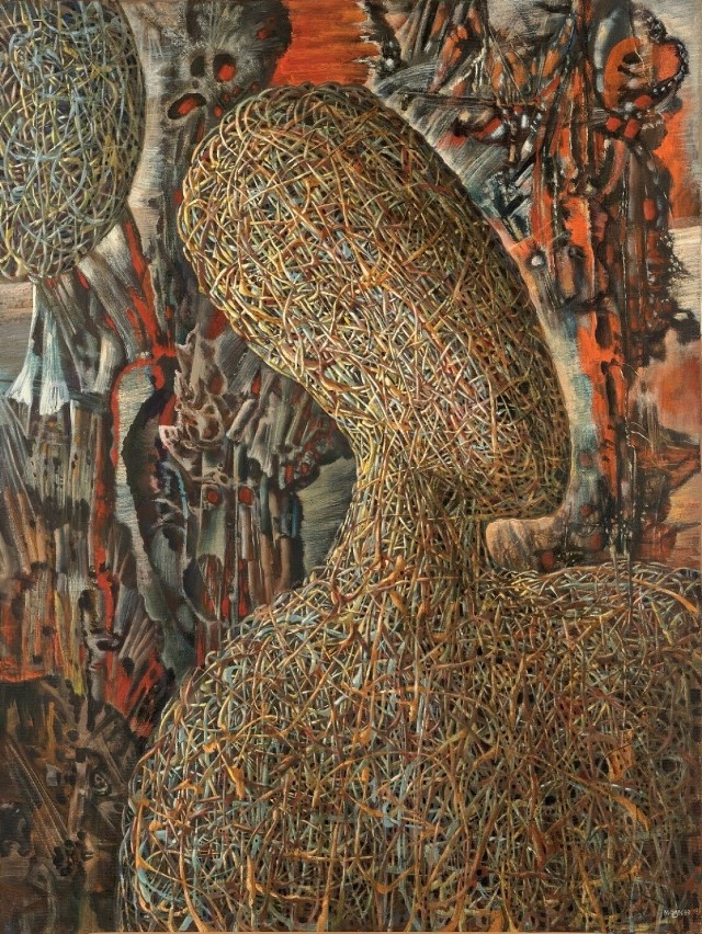 Ivan Marchuk, A wiatr przechodził przez ciało jego, płótno, tempera