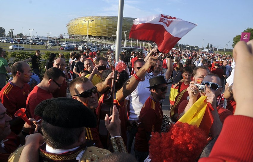 Euro 2012 w Gdańsku: Kibice na meczu Chorwacja - Hiszpania! ZDJĘCIA