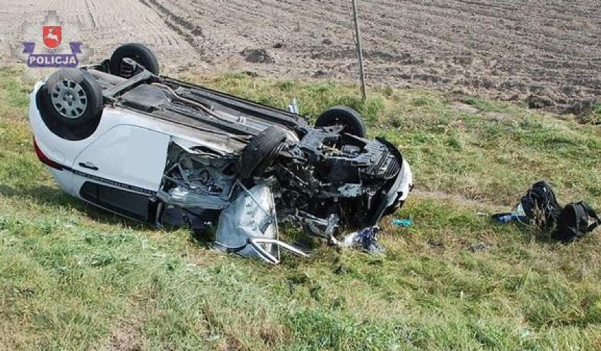 Tragiczny piątek na drogach województwa lubelskiego. Wypadek...