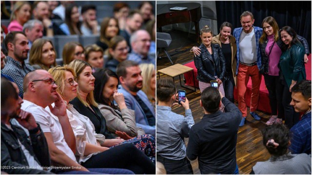 Cezary Pazura był gwiazdą finału Festiwalu FynFest w Centrum Sztuki Mościce. Po występie chętnie pozował do selfie