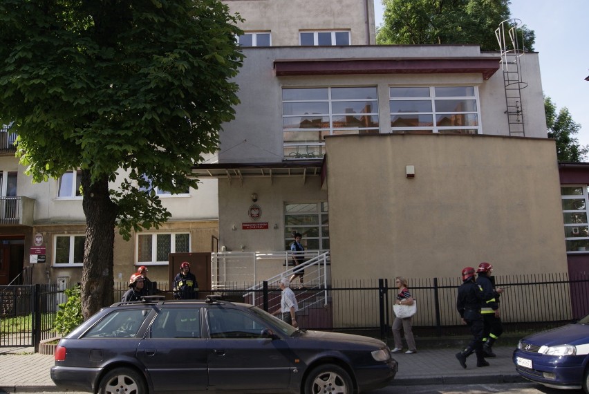 Ewakuacja prokuratury w Olkuszu