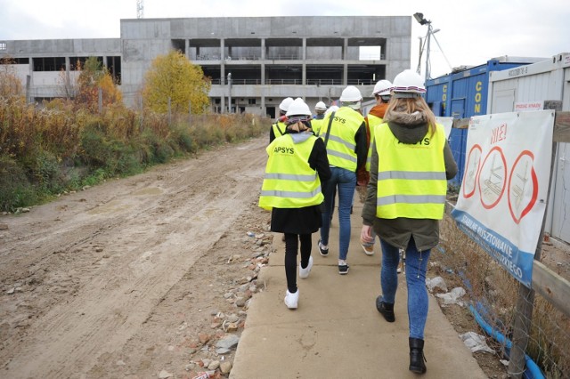 Spacer fotograficzny na placu budowy CH Posnania