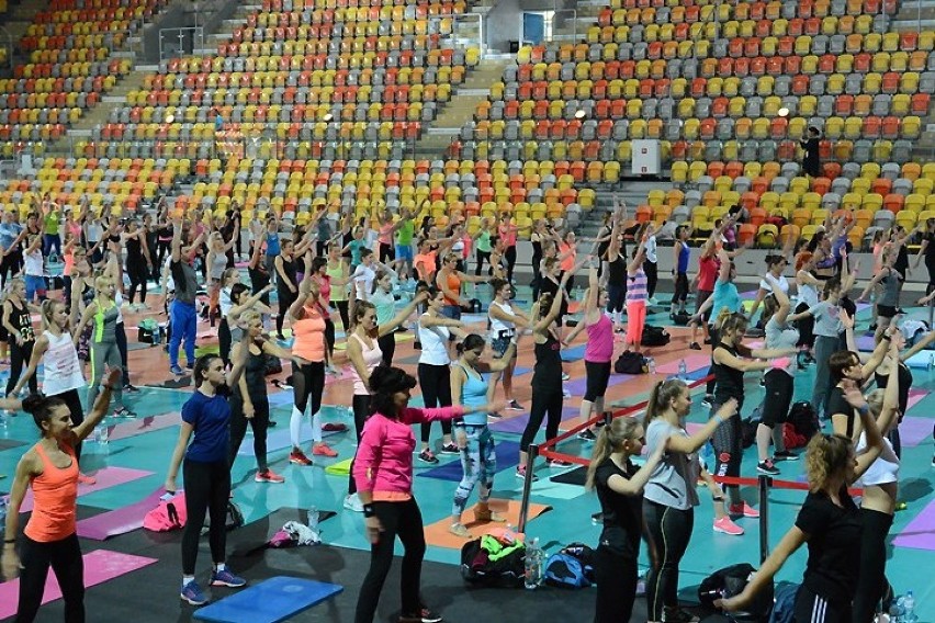 Ewa Chodakowska poprowadziła trening w HSC Częstochowa FOTO