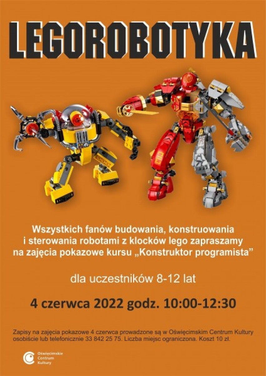 Oświęcimskie Centrum Kultury, sobota, 4 czerwca, godz. 10 -...