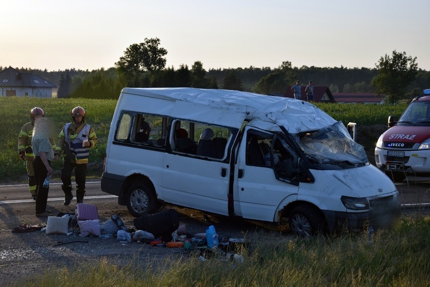 Dzisiaj (niedziela) około godziny 20 przed Wołczą Małą na...