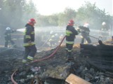 Pożar w Stryszowie gasiło, aż dziesięć zastępów straży pożarnej