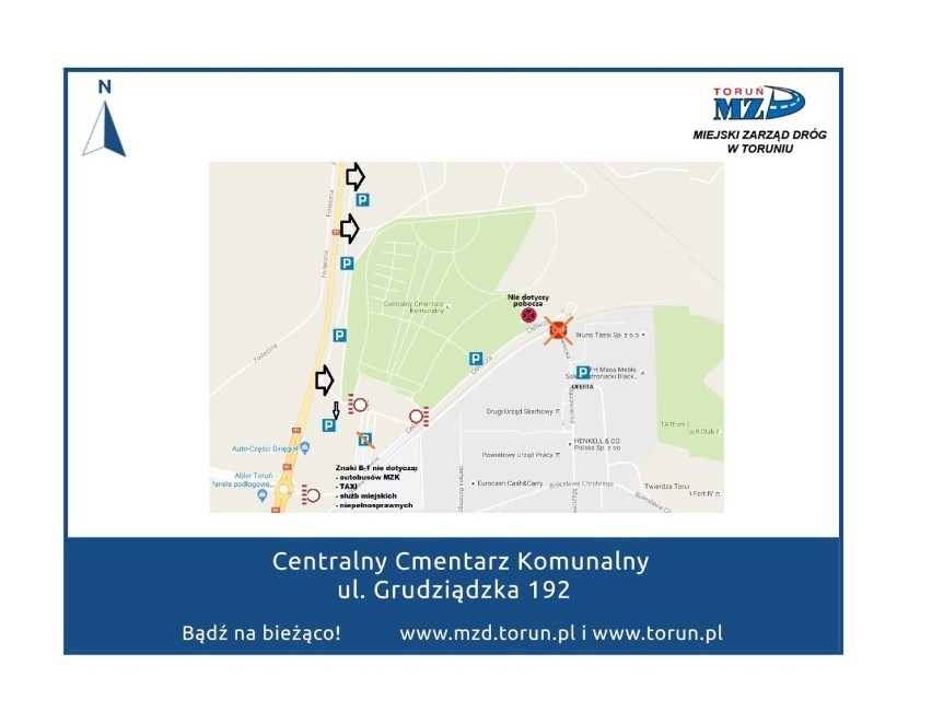 W rejonie CCK zamknięty zostanie wjazd z ul. Grudziądzkiej w...