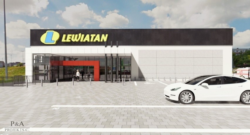 Do lipca 2023 roku na Ślichowicach ruszy sklep Lewiatan....