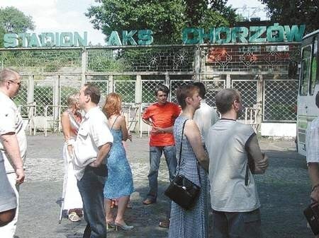 Jak na razie przy chorzowskim kompleksie pojawiają się tylko odwiedzający pobliski Wojewódzki Park Kultury i Wypoczynku. Foto: MACIEJ NIESŁONY