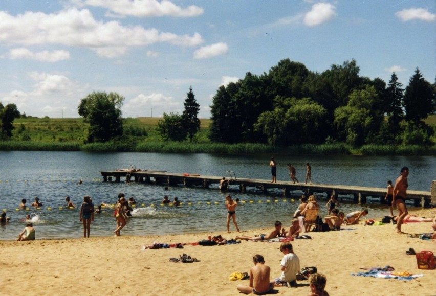 Plaża w Sztumie w roku 2001