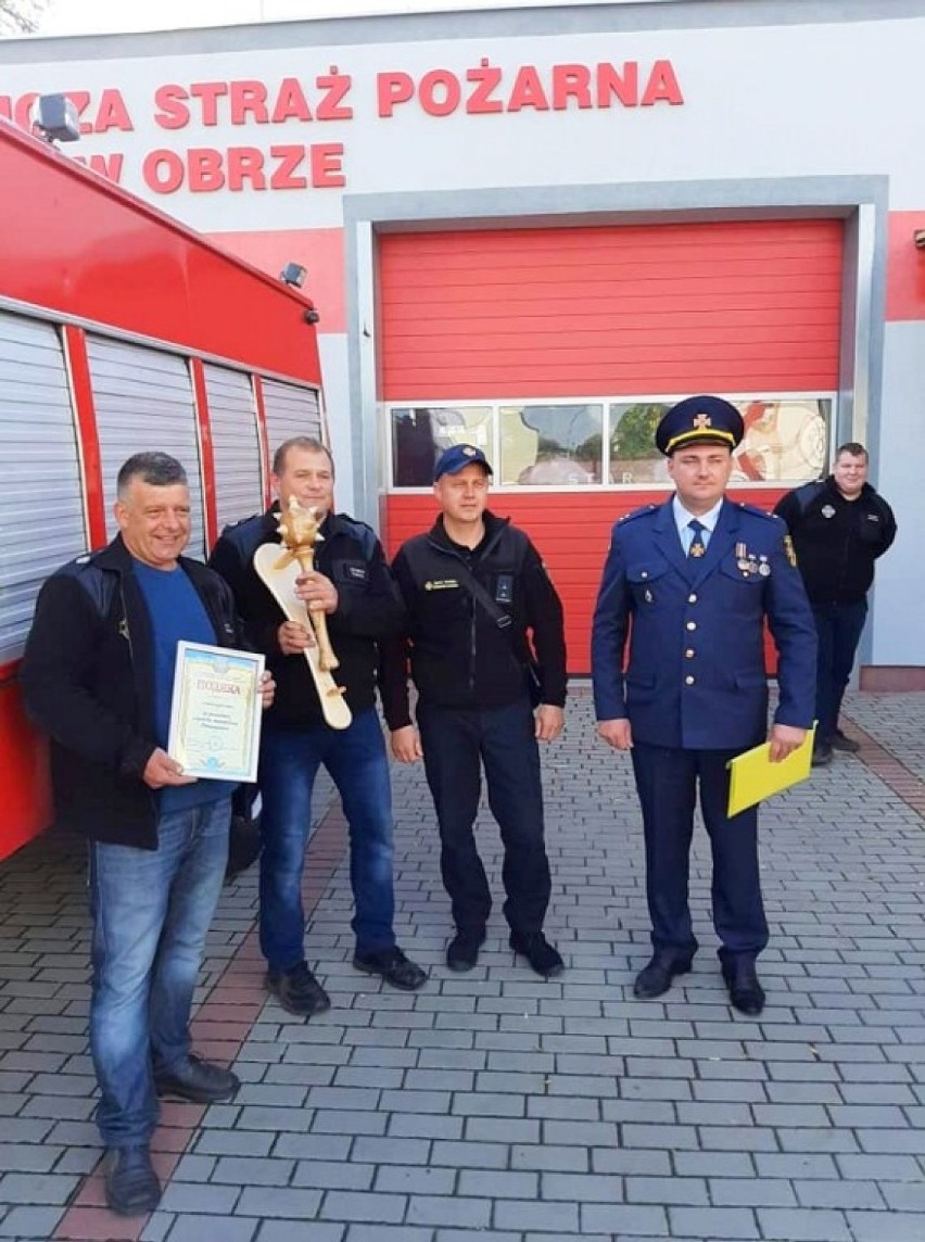 Piękny gest przyjaźni od strażaków z gminy Wolsztyn w stronę ich kolegów z Ukrainy