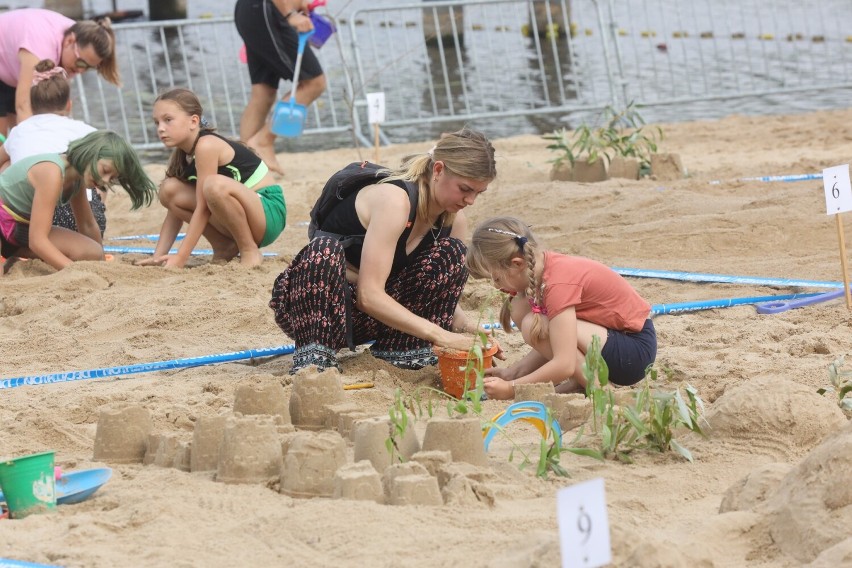Konkurs rzeźby w piasku Piaskownica 2022 na Kormoranie w Legnicy, zobaczcie zdjęcia