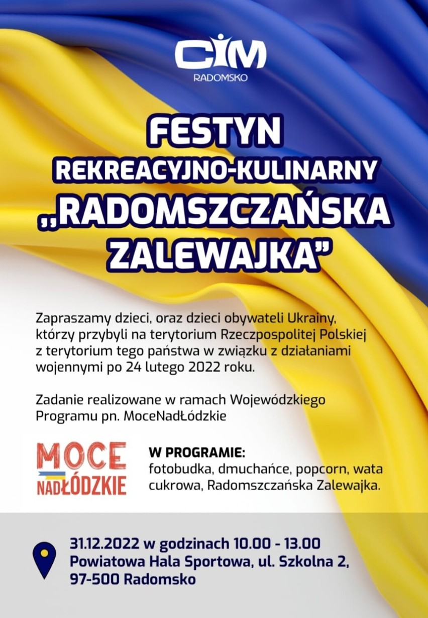 CIM Radomsko zaprasza na Festyn Rekreacyjno-Kulinarny „Radomszczańska Zalewajka”