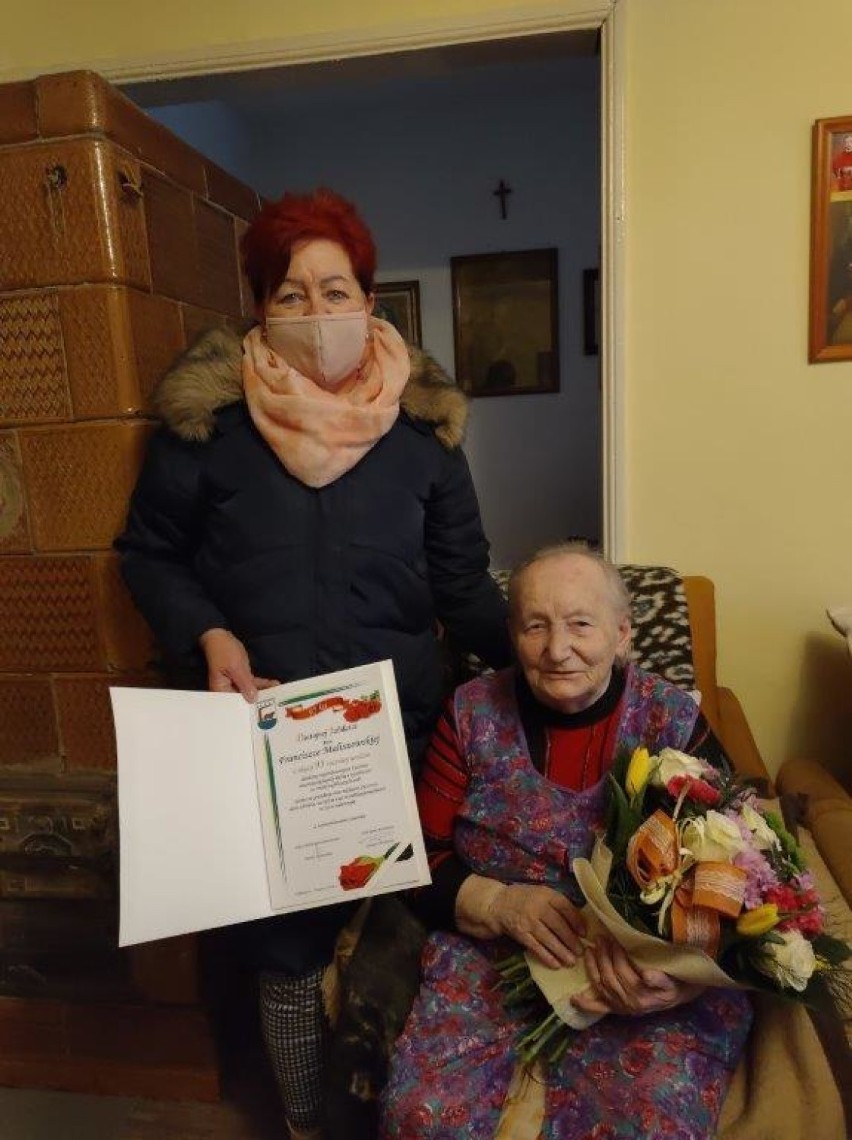 Pani Franciszka Maliszewska z Niedamowa świętowała 95 urodziny! 