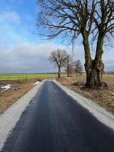 Tak wygląda 1,6 km przebudowanej drogi w gminie Sławno. Zdjęcia