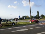 Wypadek w Inowrocławiu. Na Rąbinie zderzyły się dwa auta. Zobaczcie zdjęcia 