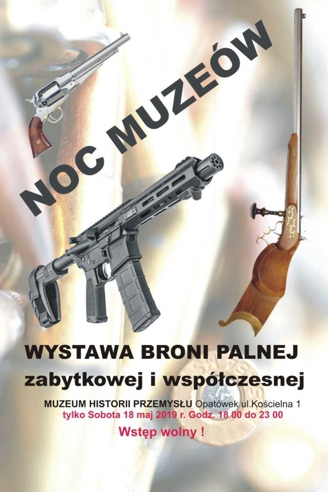 Noc Muzeów 2019.  Muzeum Historii Przemysłu w Opatówku zaprasza do swojej siedziby