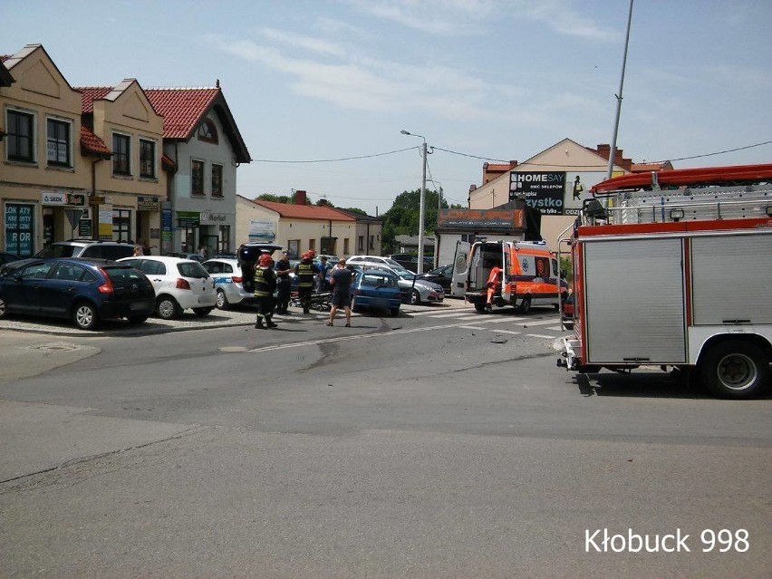 Kłobuck: Wypadek w centrum miasta [FOTO]