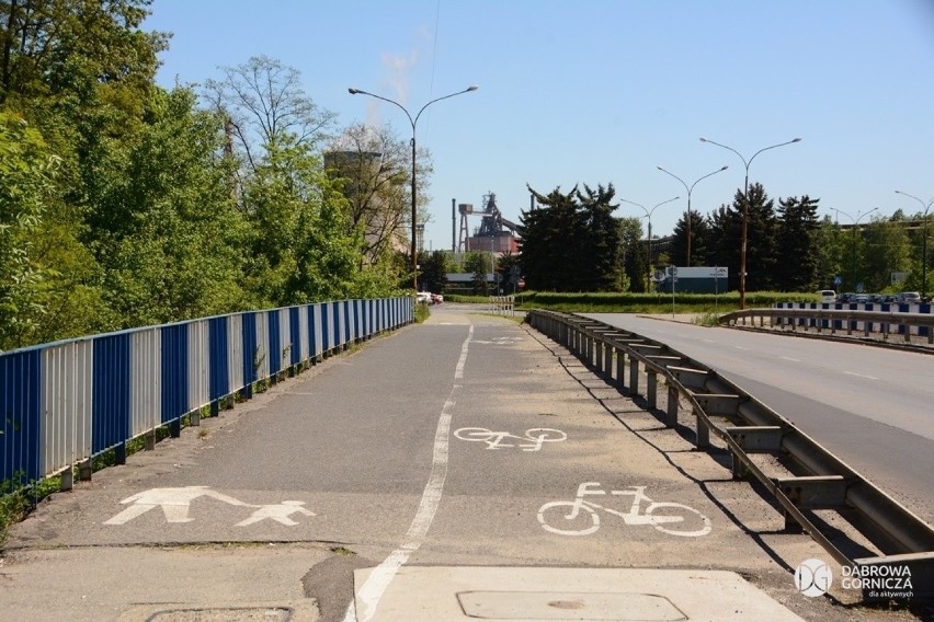 Tak prezentują się nowe ścieżki rowerowe w Dąbrowie...