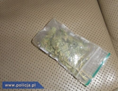 Ponad 3,5 kg marihuany w kole zapasowym