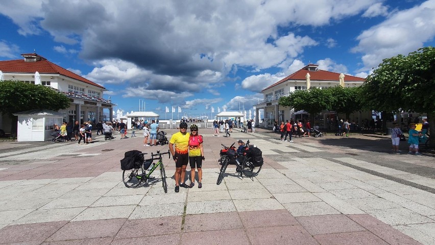 Kasia i Mariusz z Jasła przejechali na rowerach 790 km, by...