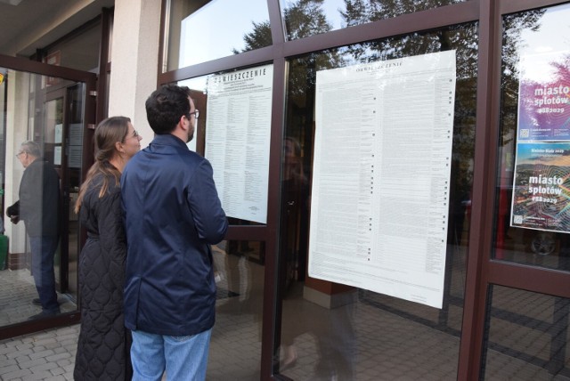 Obwodowa komisja wyborcza w bielskiej dzielnicy Wapienica