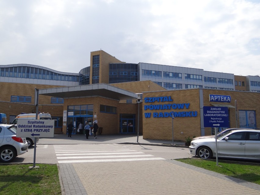 Szpital, choć ma w nazwie "Powiatowy", mieści się w Radomsku...