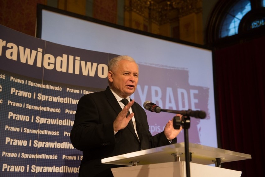Prezes PiS Jarosław Kaczyński w Toruniu [ZDJĘCIA]