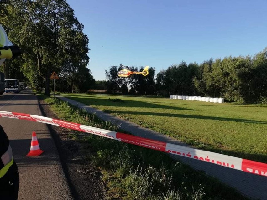 Nie żyje 31-latek, poszkodowany w wypadku w Leźnie