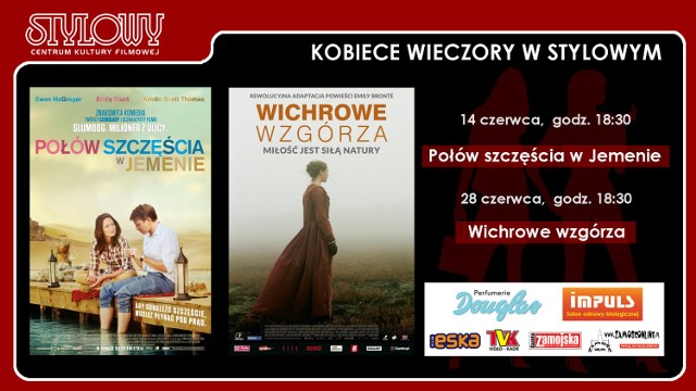 Kobiece wieczory filmowe w Zamościu: w czerwcu oglądamy "Połów szczęścia w Jemenie" i "Wichrowe wzgórza"