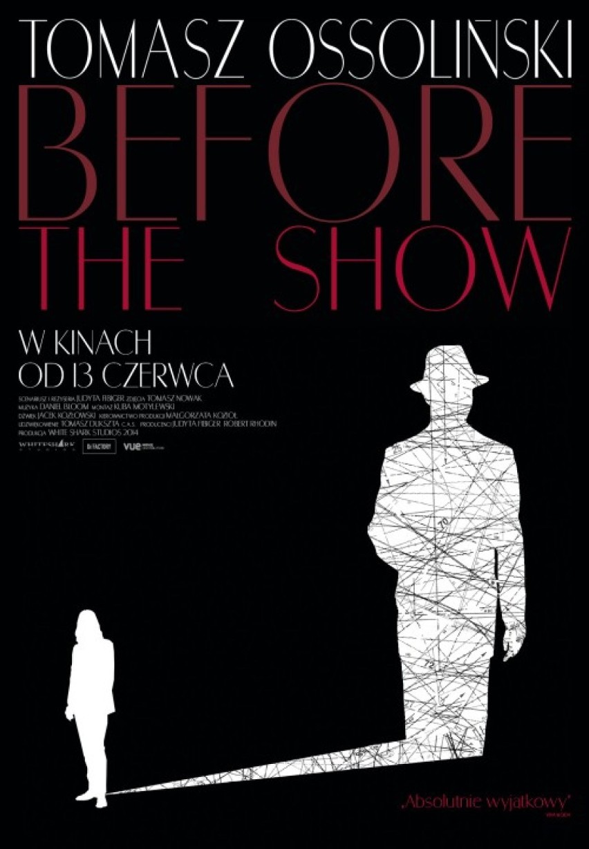 "Tomasz Ossoliński. Before the Show" to dokument o polskim...