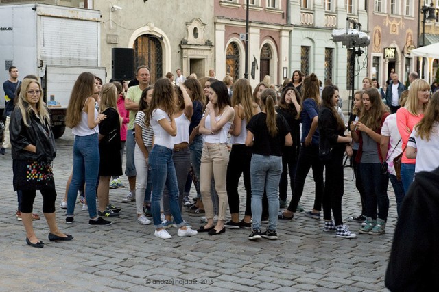Tegoroczny Flash Mob to część projektu &quot;Tańczenie warte Poznania.
fot. Andrzej Hajdasz