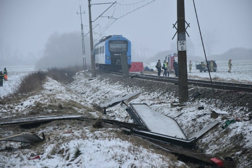 Do wypadku doszło 10 stycznia na przejeździe kolejowym w Budzyniu