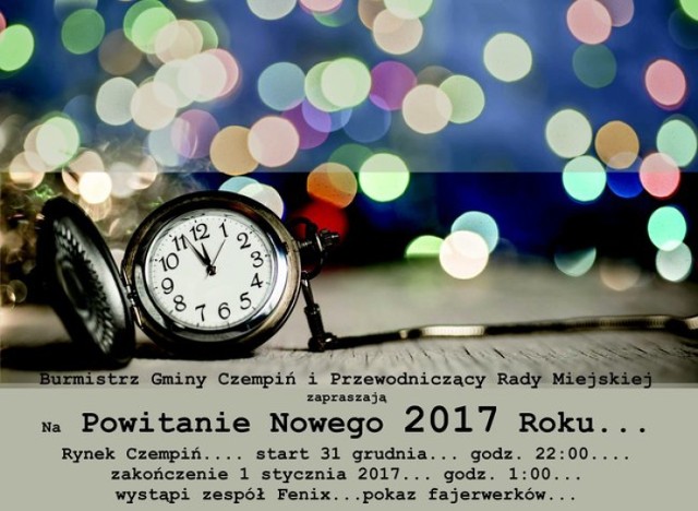 Powitanie Nowego Roku w Czempiniu