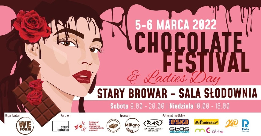 Festiwal Czekolady na Dzień Kobiet. Chocolate Festival & Lady’s Day 5-6 marca 2022 w Starym Browarze