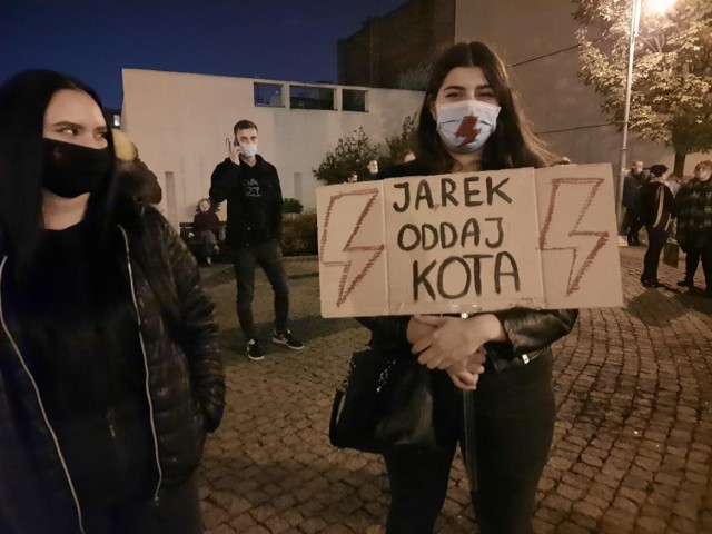 Protest kobiet w Katowicach, 27 października