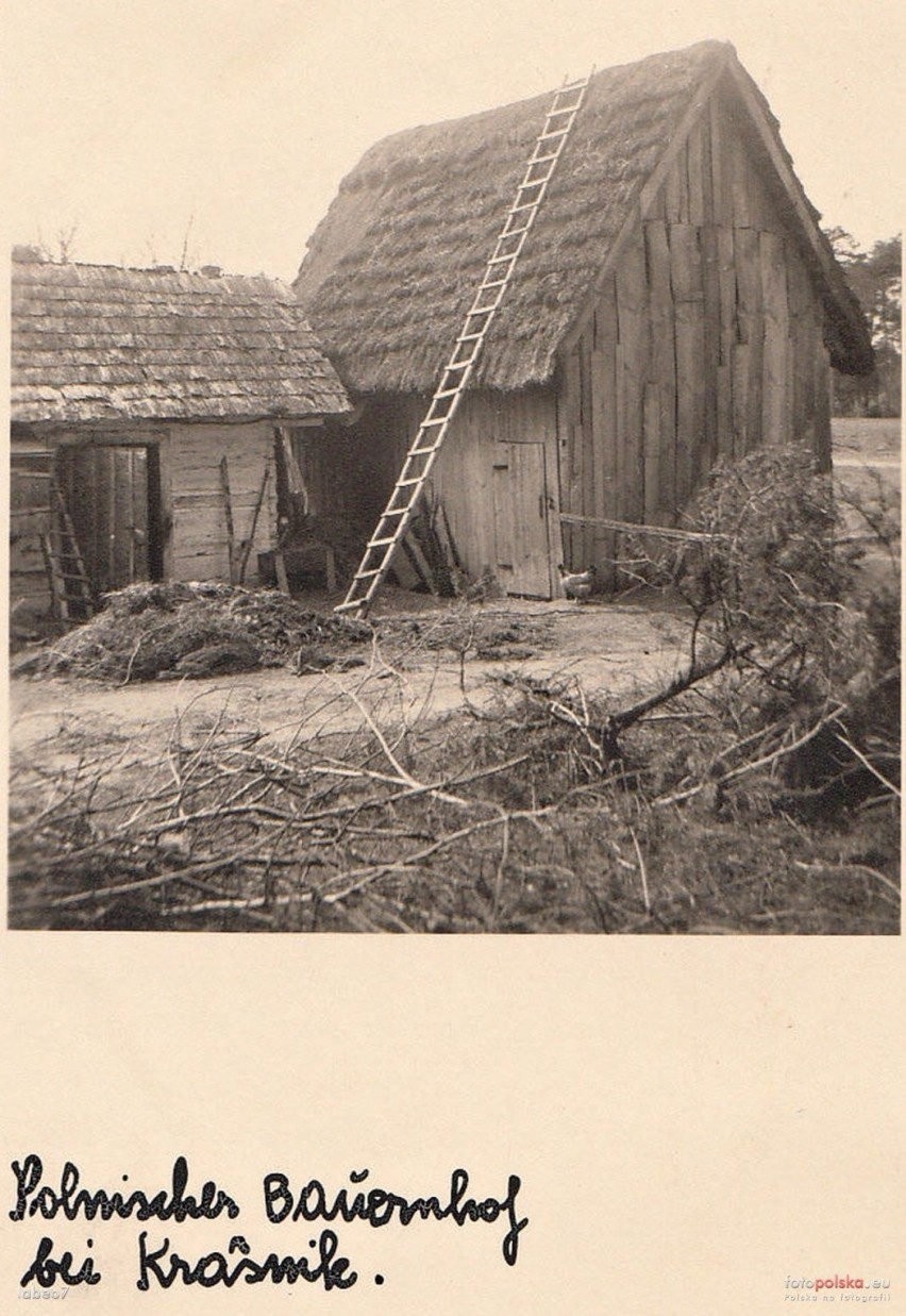 Lata 1939-1940 r. Gospodarstwo rolne koło Kraśnika
