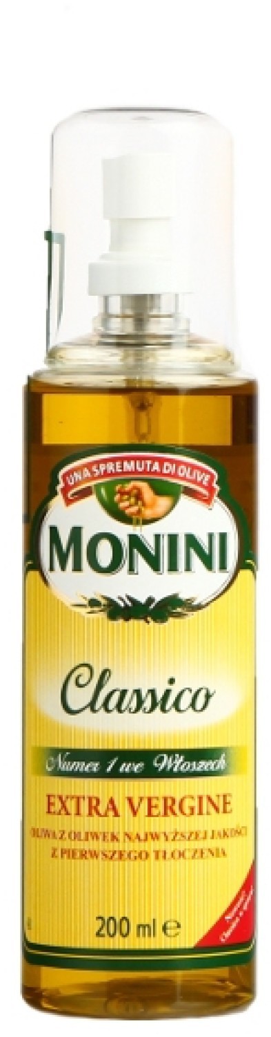 Monini 200ml Extra vergine classico Spray Oliwa z oliwek...